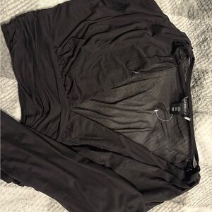 Sincerely Jules Charcoal Long Sleeve Top